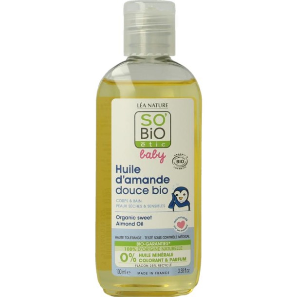 So Bio Etic Baby almond oil (100 Milliliter)