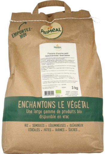 Primeal Havervlokken bio (3 Kilogram)