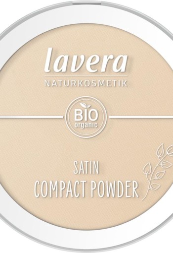 Lavera Satin compact powder medium 02 (9,5 Gram)