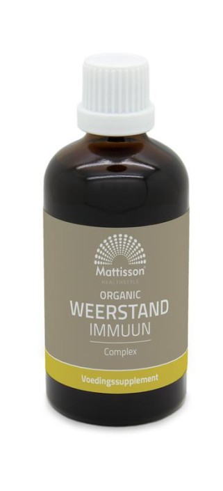 Mattisson Organic weerstand/immuun complex tinctuur bio (100 Milliliter)