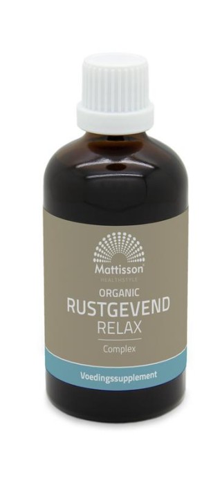 Mattisson Organic rustgevend relax complex tinctuur bio (100 Milliliter)