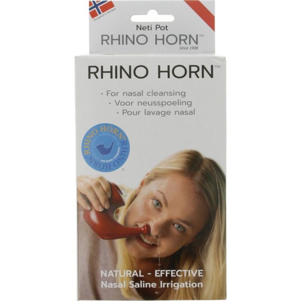 Rhino Horn Neusspoeler rood (1 Stuks)