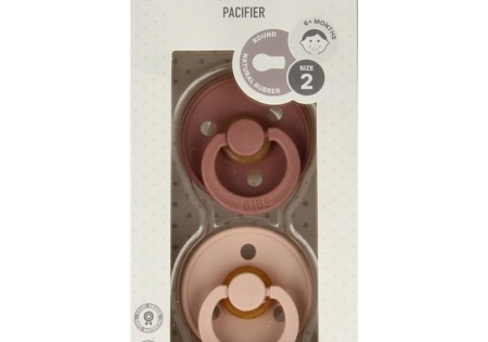 Bibs Fopspeen maat 2 woodchuck/blush 2 pack (2 Stuks)