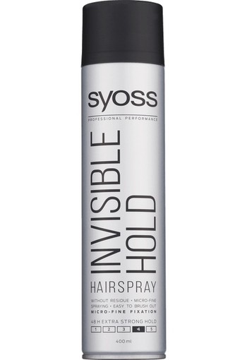Syoss Invisible Hold Hairspray 400 ml