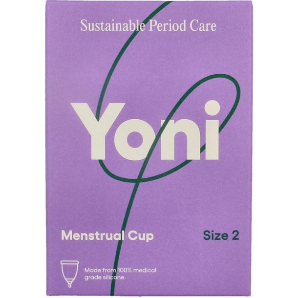 Yoni Menstruatiecup maat 2 (1 Stuks)