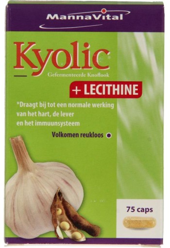 Mannavital Kyolic + lecithine (75 Capsules)