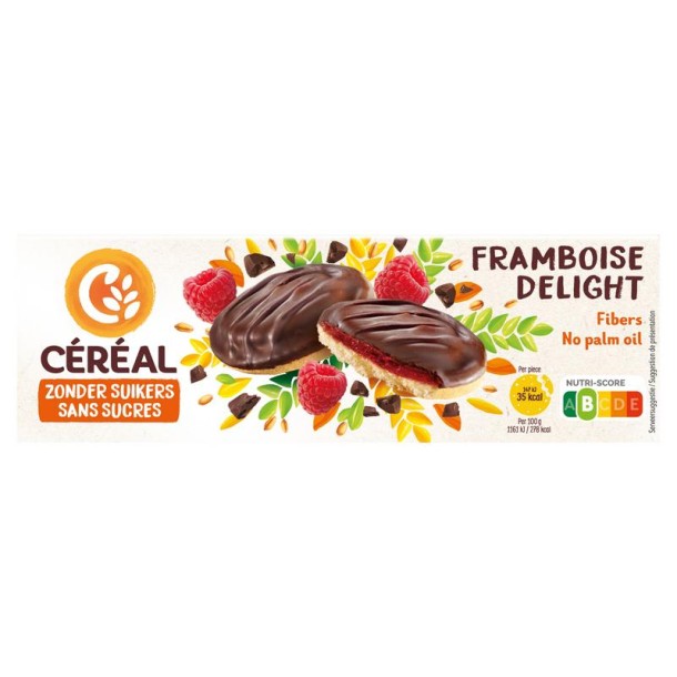 Cereal Koek framboos delight (140 Gram)