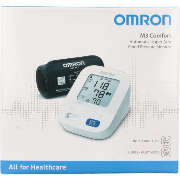Omron Bloeddrukmeter OMR-M3COMF (1 Stuks)
