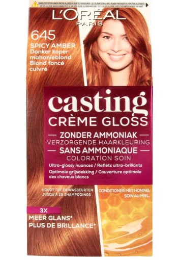 Loreal Casting creme gloss 645 Spicy amber (1 set)
