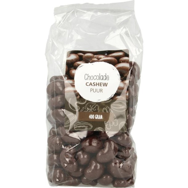 Mijnnatuurwinkel Chocolade cashew noten puur (400 Gram)