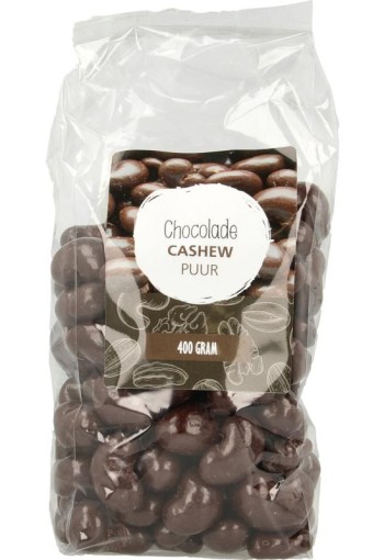 Mijnnatuurwinkel Chocolade cashew noten puur (400 Gram)