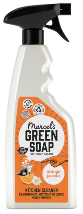Marcel's GR Soap Keukenreiniger spray sinaasappel & jasmijn (500 Milliliter)