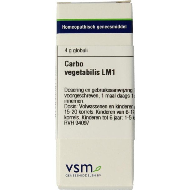 VSM Carbo vegetabilis LM1 (4 Gram)