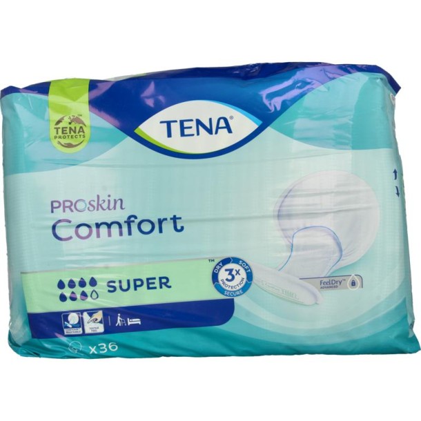 Tena Proskin comfort super (36 Stuks)