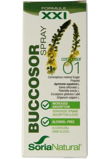 Soria Natural Composor 1 buccosor spray XXI (30 Milliliter)