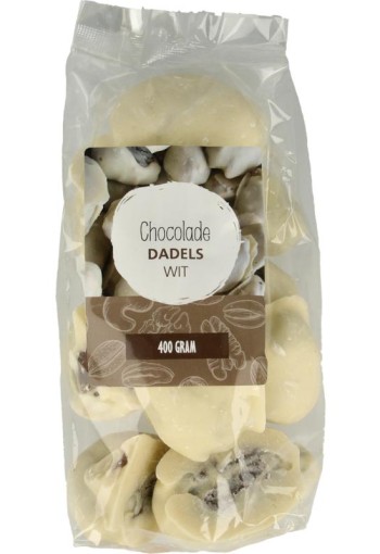 Mijnnatuurwinkel Chocolade dadels wit (400 Gram)
