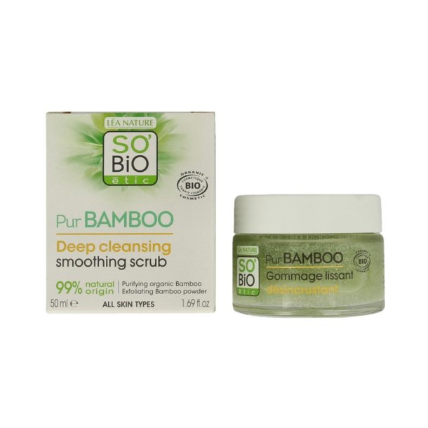 So Bio Etic Bamboo scrub (50 Milliliter)