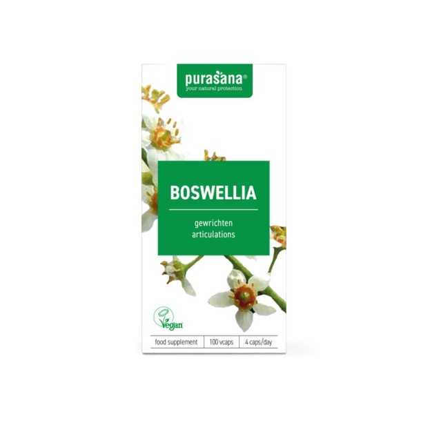 Purasana Boswellia vegan (100 Vegetarische capsules)