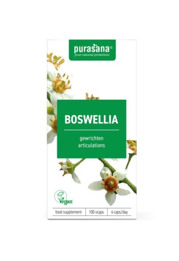 Purasana Boswellia vegan (100 Vegetarische capsules)