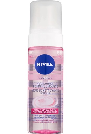 NIVEA Essentials Verzachtende Reinigingsmousse 150 ml