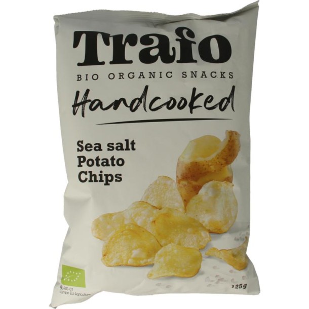 Trafo Chips handcooked zeezout bio (125 Gram)