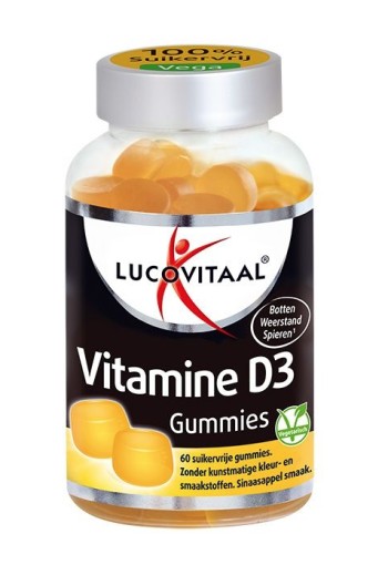 Lucovitaal Vitamine D3 gummies 60 Stuks