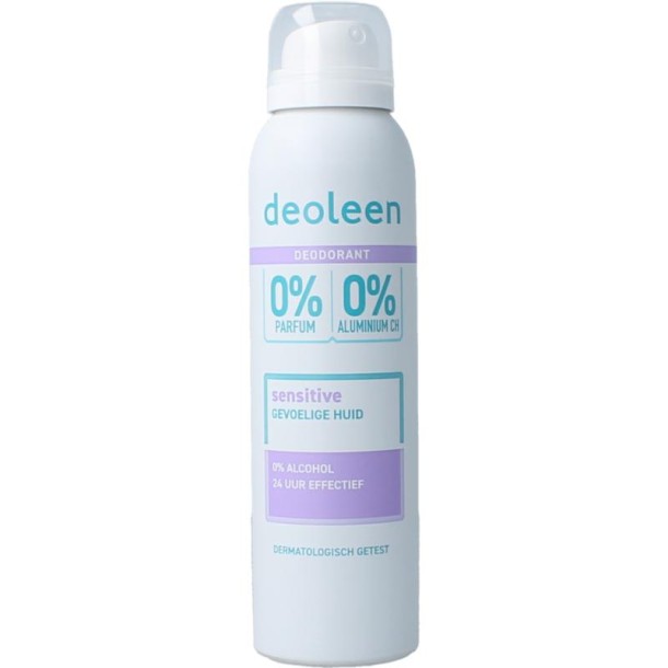 Deoleen Deodorant spray 0% sensitive (150 Milliliter)