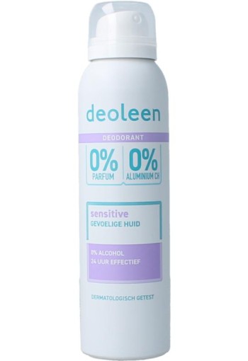 Deoleen Deodorant spray 0% sensitive (150 Milliliter)