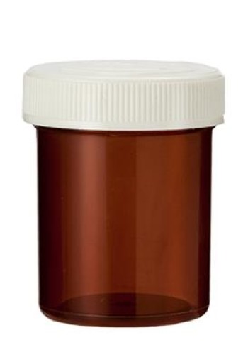 Spruyt Hillen Tabletflacon 25ml bruin met dop (500 Stuks)
