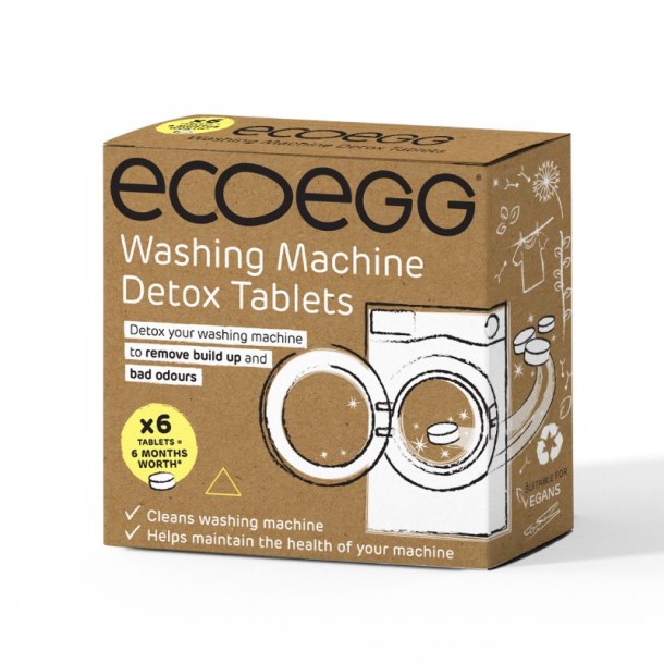 Eco Egg Wasmachine reinigingstabletten (6 Stuks)