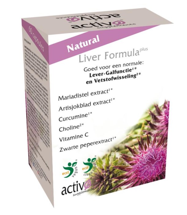Activo Liver formula plus (60 Vegetarische capsules)