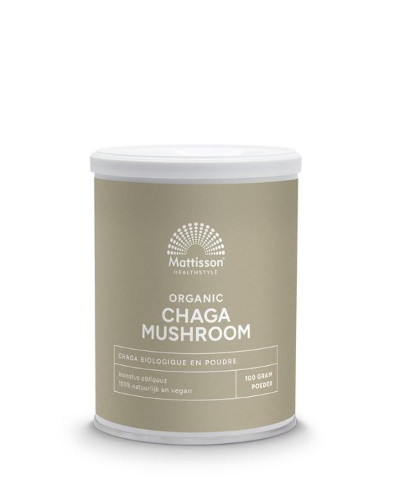 Mattisson Chaga mushroom poeder bio (100 Gram)