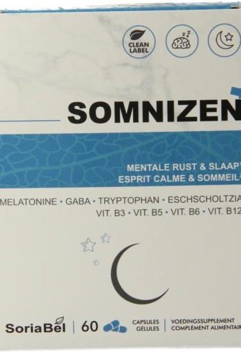 Soriabel Somnizen plus met escholtzia (60 Capsules)