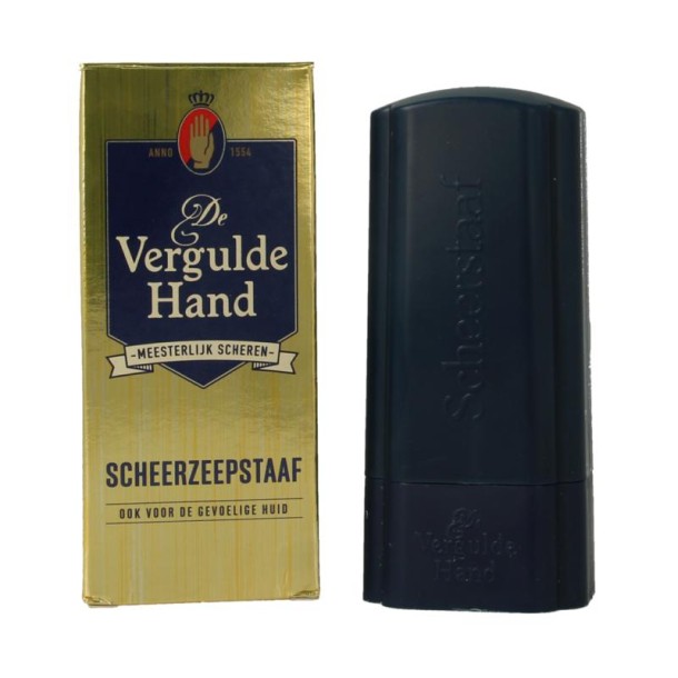 Vergulde Hand Scheerzeepstaaf (75 Gram)