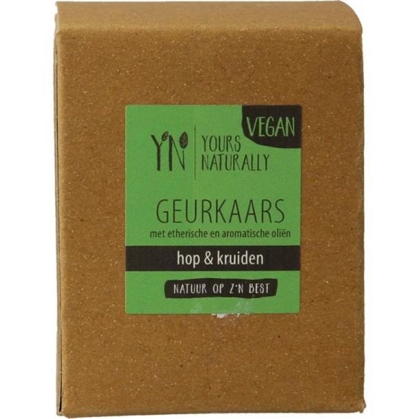 Yours Naturally Votive geurkaars hop & kruiden 9cl (1 Stuks)