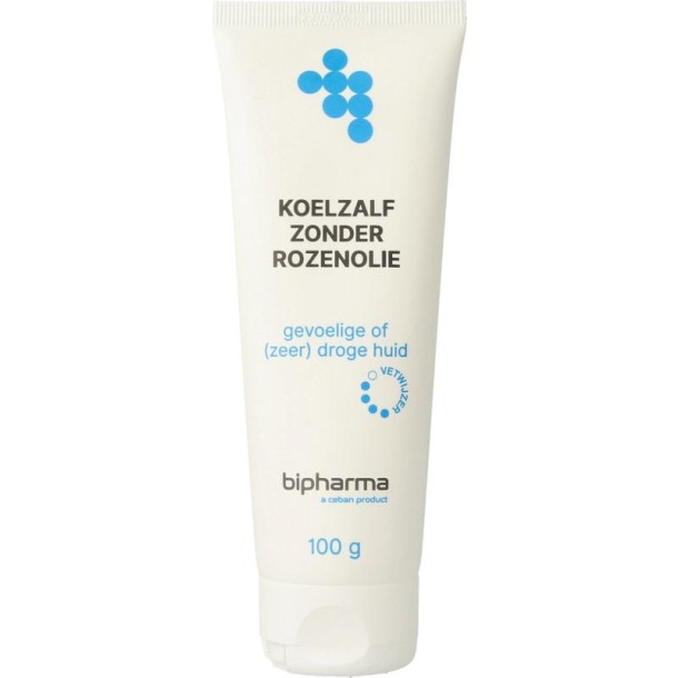 Bipharma Koelzalf zonder rozenolie losse tube (100 Gram)