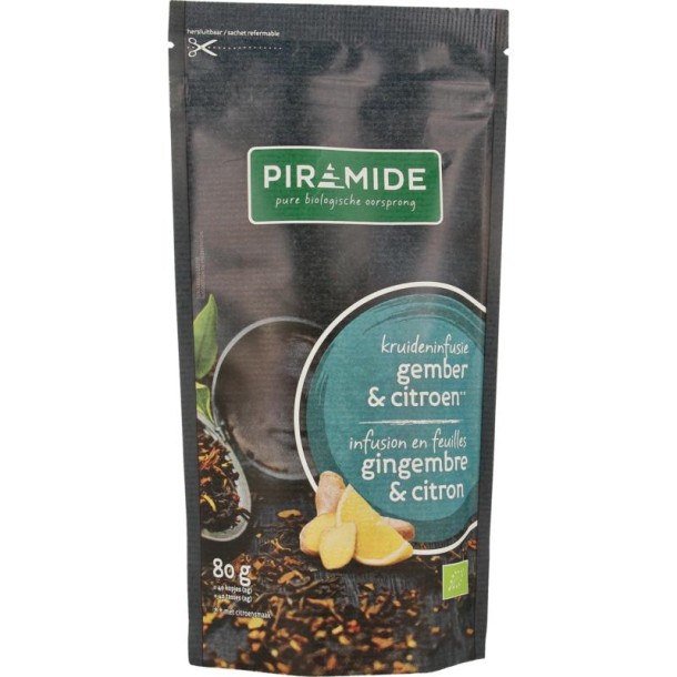 Piramide Gember citroen bio (80 Gram)