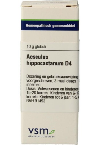 VSM Aesculus hippocastanum D4 (10 Gram)