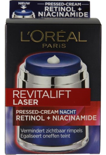 L'Oreal Paris Revitalift laser pressed-cream nachtcreme (50 Milliliter)