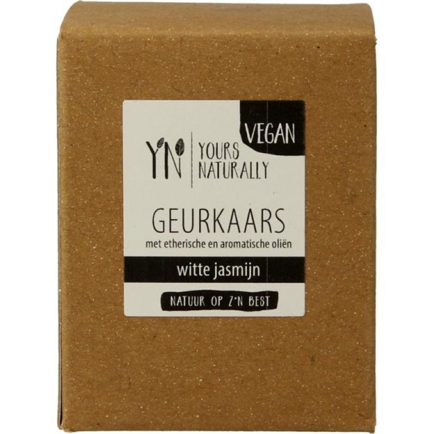 Yours Naturally Votive geurkaars witte jasmijn 9cl (1 Stuks)