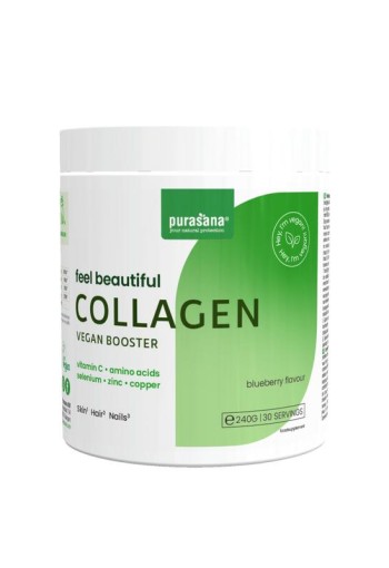 Purasana Collagen booster vegan blueberry (240 Gram)