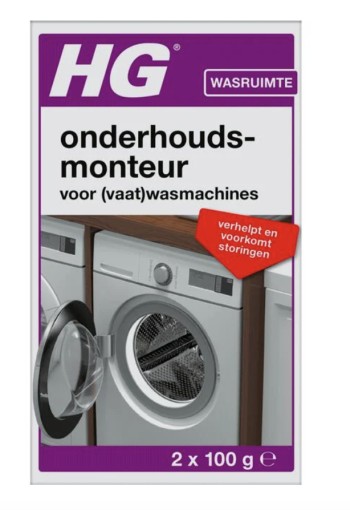Hg Onderhoudsmonteur Wasmachine/vaatwasser 2x100g
