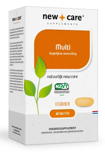 New Care Multi dagelijkse aanvulling voor volwassenen Inhoud  60 tabletten