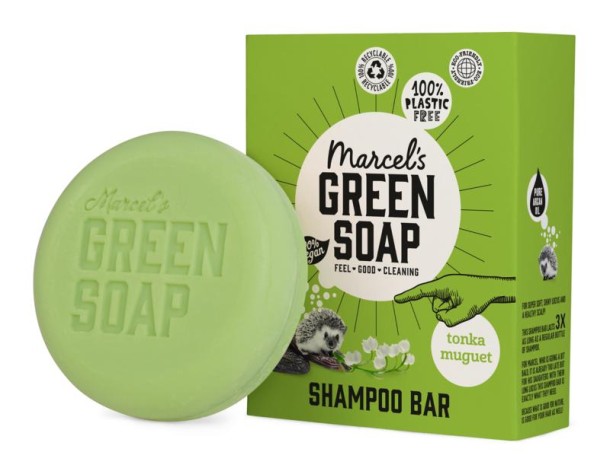 Marcel's GR Soap Shampoo bar tonka & muguet (90 Gram)