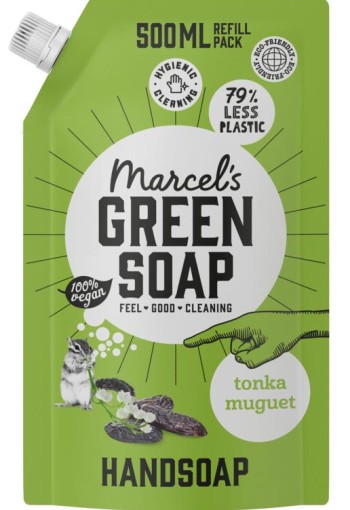 Marcel's GR Soap Handzeep tonka & muguet navul (500 Milliliter)