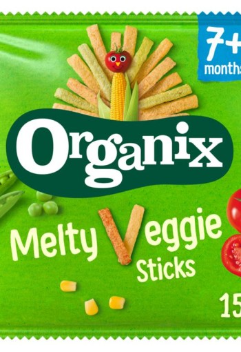 Organix Veggie groente sticks 7 maanden bio (15 Gram)