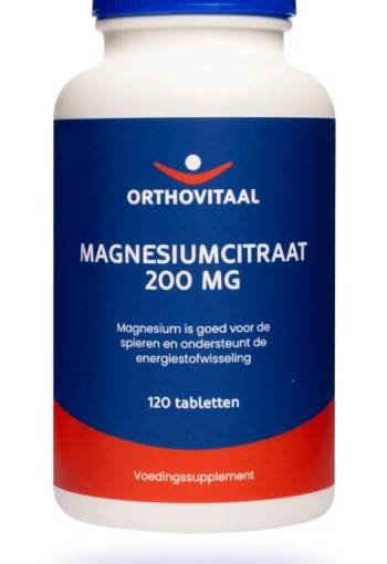 Orthovitaal Magnesium citraat 200mg (120 Tabletten)