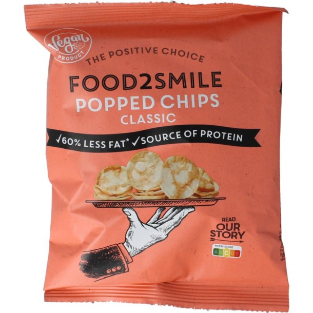 Food2Smile Popped chips classic (25 Gram)