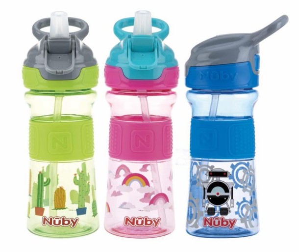 Nuby Flip it beker zachte tuit 360ml 3+ jaar (1 Stuks)