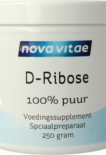 Nova Vitae D Ribose 100% puur (250 Gram)